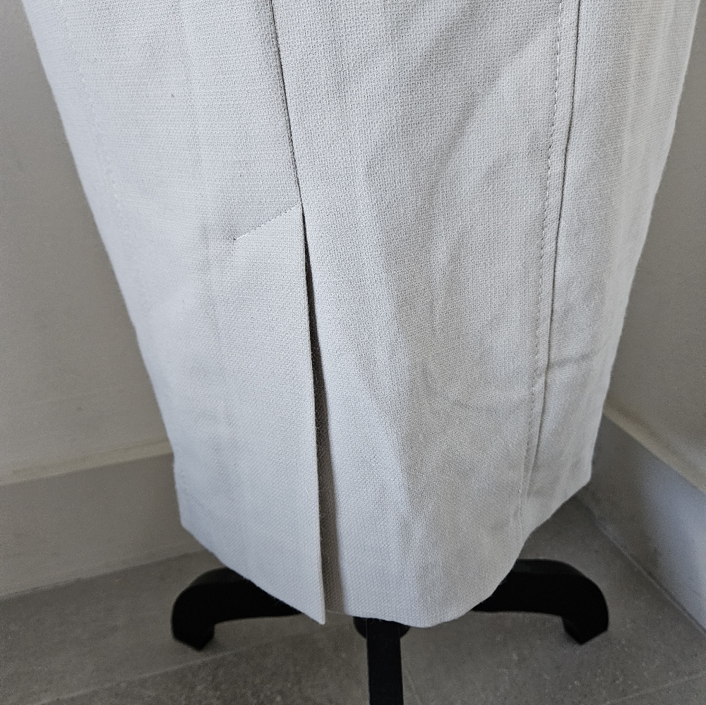 ๐จ๐ต Nathalie Chaize pencil midi dress beige size 36 EU ๐จ๐ต - Picture 5 of 10